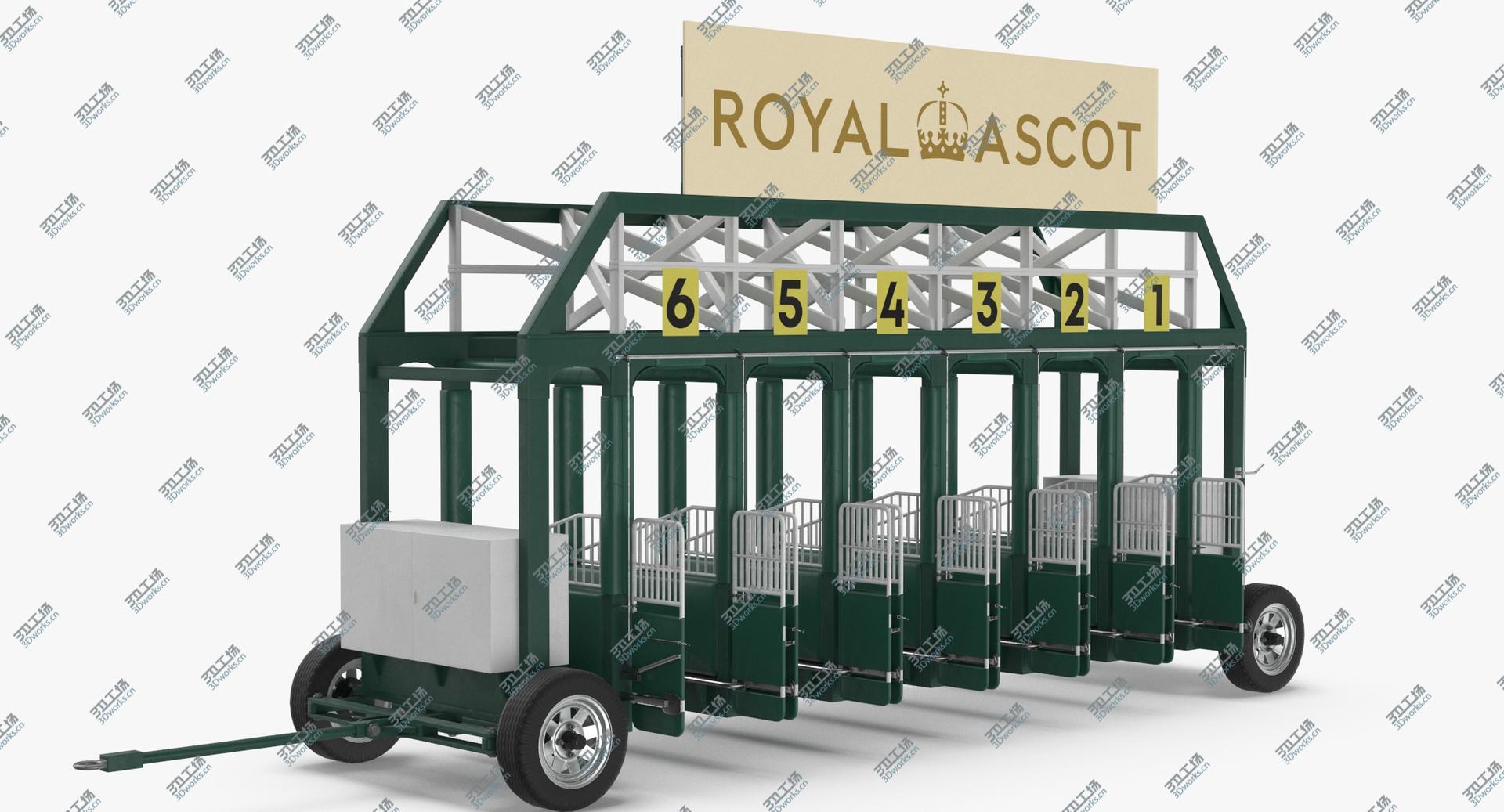 images/goods_img/2021040162/3D model Horse Racing Starting Gates The Royal Ascot 6 Slots/4.jpg